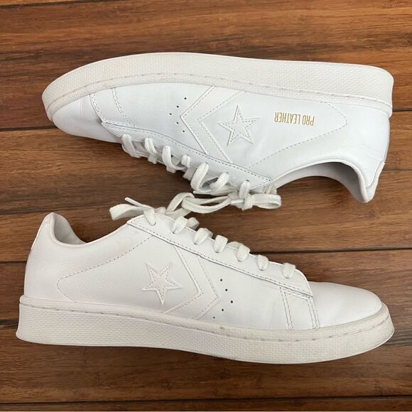Converse Pro Leather sneakers in white 9.5 - Picture 4 of 8